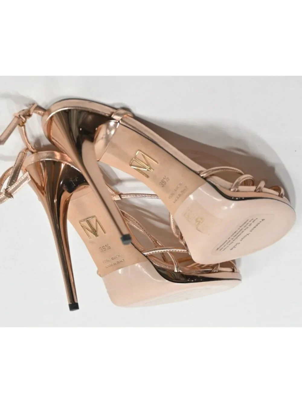 Tamara Mellon Karat Slingback Heels in Rose Gold